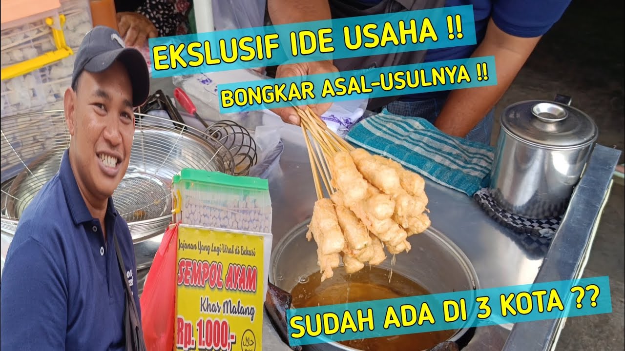 CUMA 1000AN !! SEMPOL AYAM INI SUDAH ADA DI 3 KOTA ?? EKSLUSIF IDE USAHA KULINER STREET FOOD !!