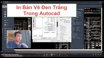 In Bản Vẽ Đen Trắng Trong Autocad #AutocadPhuongTk