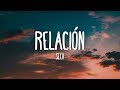 Sech - Relación (Letra/Lyrics) - YouTube