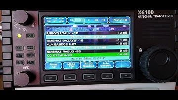 XIEGU X6100 - R1CBU Soft in FT4/FT8