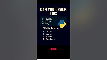 Python quiz | MCQ | #quiz #python #coding
