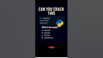 Python quiz | MCQ | #quiz #python #coding