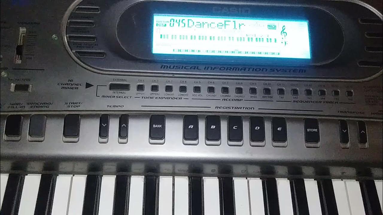 Casio Keyboard WK1800 Rhythm Style 11182020 YouTube