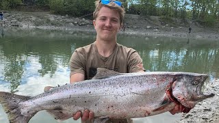 King salmon fishing at Ship Creek