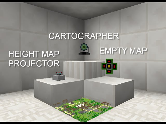 Bit By Bit Openblocks Cartographer Height Map Projector And Empty Map Youtube