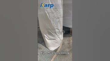 Pesticide Sieving with Rotary Vibrating Screen #vibratingscreen #machine #manufacturing