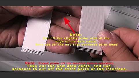 Replacement video for xp600 head cable