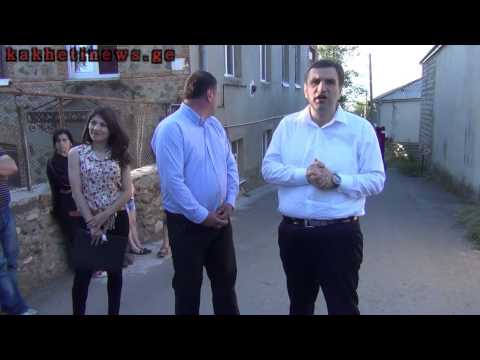პლატონ კალმახელიძე გოგებაშვილის ქუჩის მოსახლეობას შეხვდა