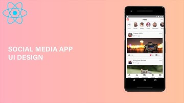 Social Media App Ui Design in React Native - Speed Code