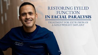 Restoring eyelid function in facial paralysis: Treatment for extrusion of a gold weight implant