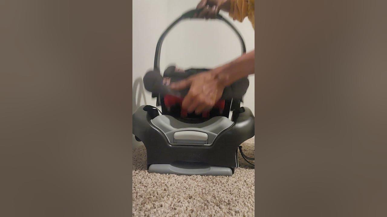 how-to-detach-a-babytrend-car-seat-from-the-base-youtube