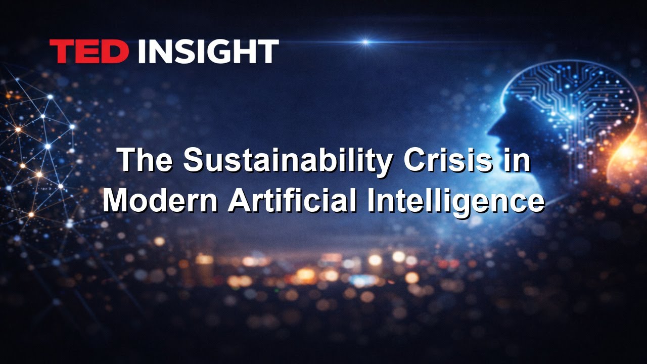 The Sustainability Crisis in Modern Artificial Intelligence - YouTube