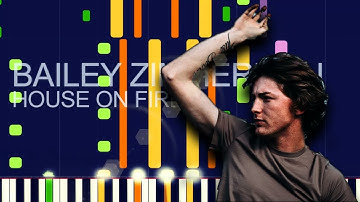 Bailey Zimmerman - HOUSE ON FIRE (PRO MIDI FILE REMAKE) - "in the style of"