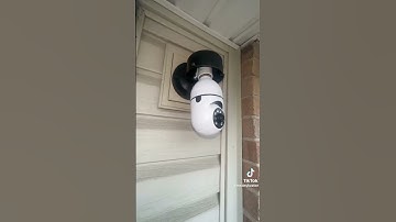 WESECUU 360° Wireless Light Bulb Camera - 3MP 2.4GHz/5GHz Camera for Indoor/Outdoor