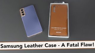 Samsung Galaxy S21 Brown Leather Cover Review Is 50 Justifiable Youtube
