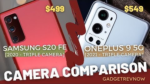 Samsung S20 FE vs OnePlus 9 camera shootout! One awesome fight! Who will win?
