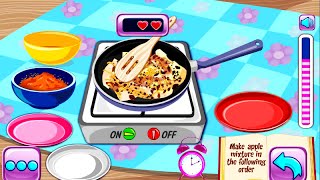 Cooking Apple Pie Chocolate Pie Cook Games Android İos Free Game GAMEPLAY VİDEO screenshot 1