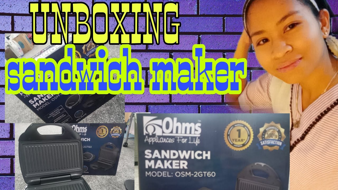 UNBOXING ,, ( sandwich maker ) YouTube
