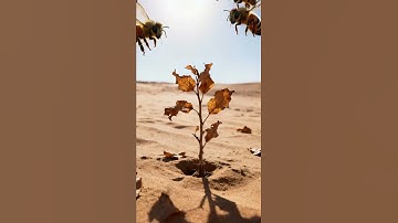 Bees saved apple trees from drying out by watering them.😭#ai #tree #save #bees