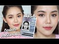 HOW TO แต่งหน้าติดบัตร สวยทางการ VISA PASSPORT | Wonderpeach