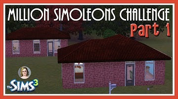 Sims 3 | Million Simoleons Challenge Part 1