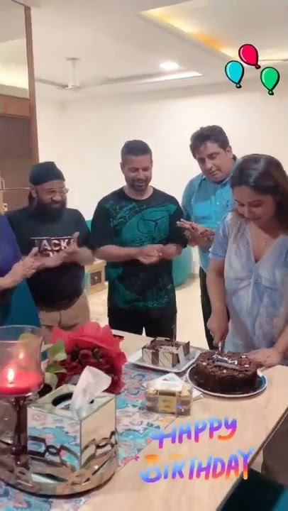 Dheeraj dhoopar wife vinnydhoopar birthday video #birthday#dheerajdhoopar #shorts#vinnyaroradhoopar