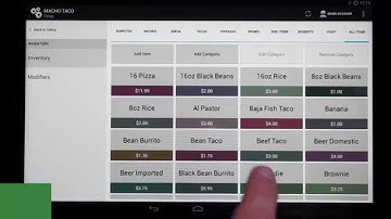Clover POS Station - Editing Inventory Items and Categories on Device