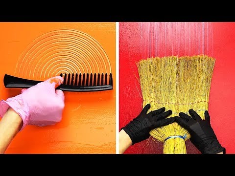 Video: Lukisan Plester Dekoratif - Metode Aplikasi (34 Foto): Jenis Lukisan Dinding, Cara Melukis Dalam Dua Warna Dengan Tangan Anda Sendiri