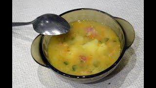 Гороховый суп с ребрышками и копченостями, рецепт от Тещи Гороховый суп с ребрышками и копченостями, рецепт от Тещи