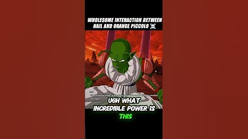 Wholesome Interaction Between Nail And Orange Piccolo 🥶 #crashout #nail #sparkingzero #dragonballz