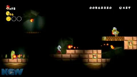 New Super Mario Bros Wii - Star Coin Location Guide - World 2-3 | WikiGameGuides