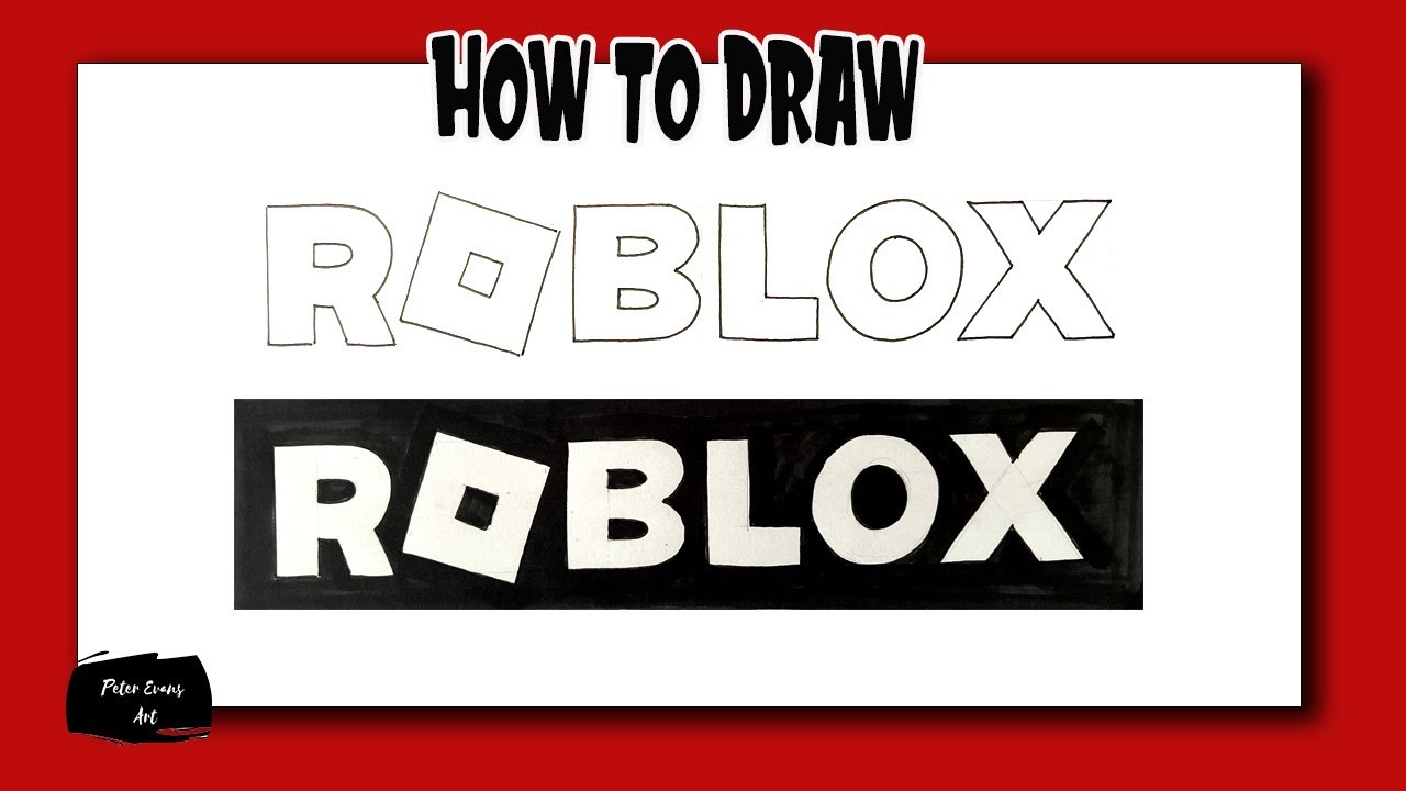 How to Draw the Roblox Logo 