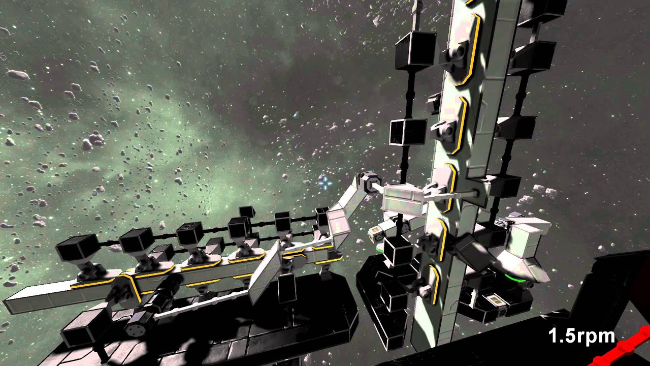 Space Engineers Advanced Pistons and Cranks YouTube