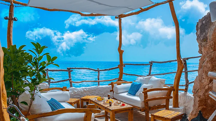 Seaside Cafe Ambience - Bossa Nova Music, Smooth J...
