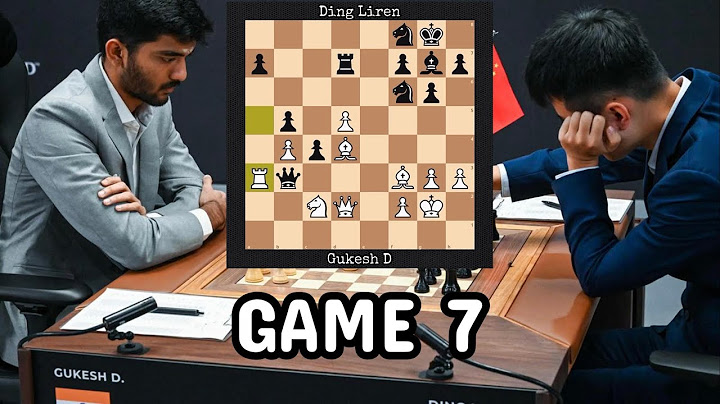 GUKESH D vs DING LIREN | World Championship Match (2024) - Game 7