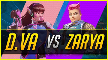 DVA VS ZARYA | OVERWATCH HIGHLIGHT