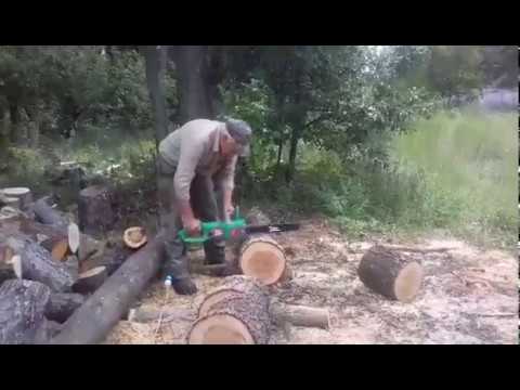 Електропила Tatra Garden MSE 230 (2.4 кВт, шина 40 см), пила ланцюгова електрична, видео 9