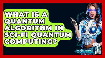 What Is A Quantum Algorithm In Sci-fi Quantum Computing? - The SciFi Reel