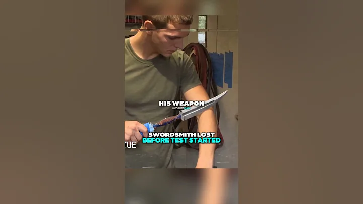 Swordsmith loses k*ll test before it even starts 😱 | Sword-making