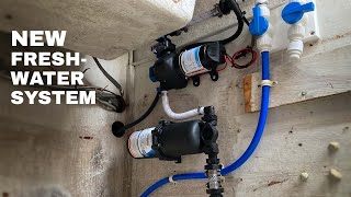 Installing a New Freshwater System on our Sailboat | SailBros Ep. 59