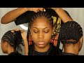 Braid Pattern for Frontal Sewins & Wig Installs VERY FLAT | Beginner Friendly (ONLY 1 ENDING BRAID)