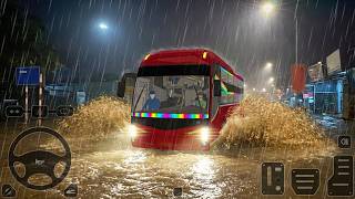 🚌 Coach Bus Simulator Vietnam 🛣️ Driving on a Fully Rainy Day 🌧️ #15 screenshot 1