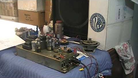 Testing A Vintage Jensen V21 Upper Driver For Use In A Leslie Speaker