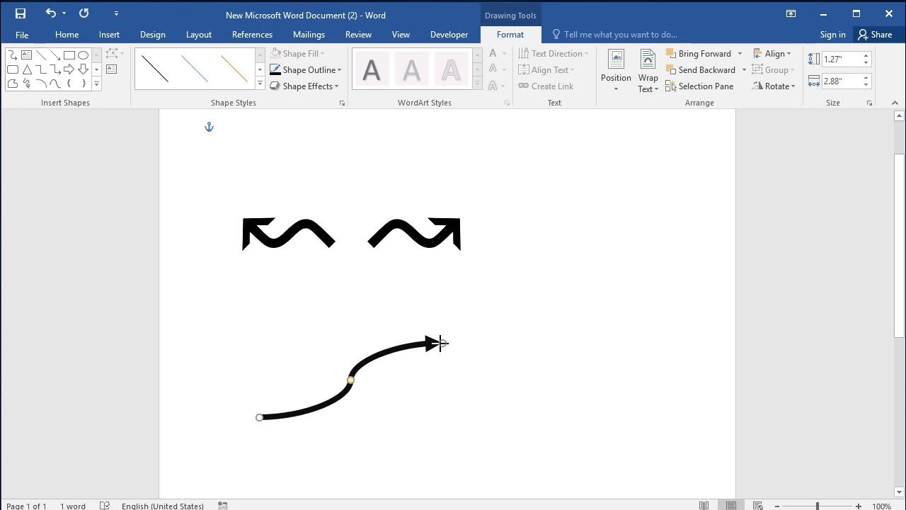 How To Insert Or Draw Wavy Arrows In Word How To Create A Curved Arrow how-to-insert-or-draw-wavy-arrows-in-word-how-to-create-a-curved-arrow