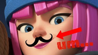 Clash Royale but I can only use cards with a mustache...