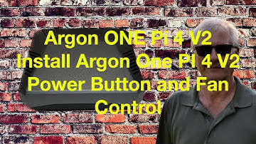 Argon One Pi 4 V2 Power Button and Fan Control