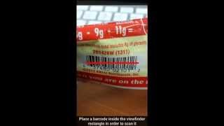 myfitnesspal barcode scan fail screenshot 2