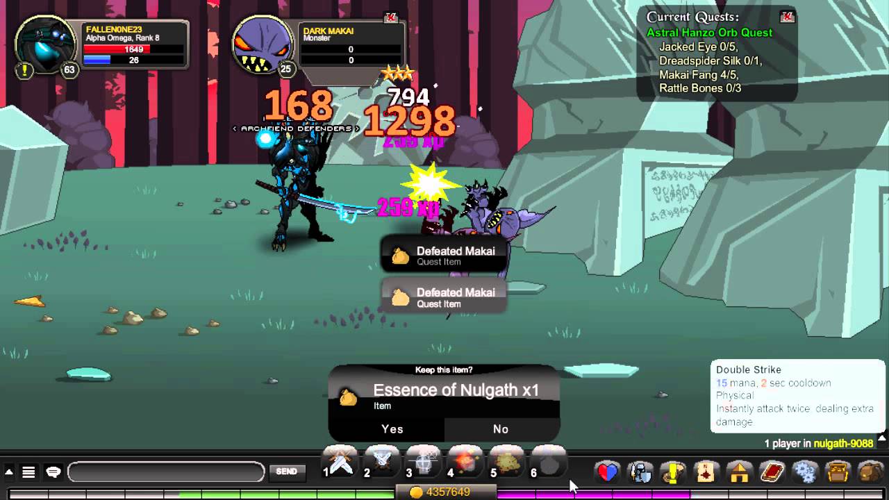 AQW Easiest way to farm Nulgath items (ORBS) YouTube