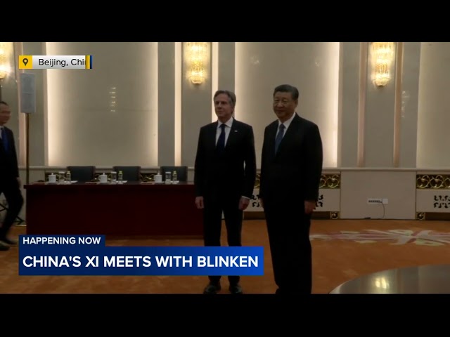 Antony Blinken meets with China