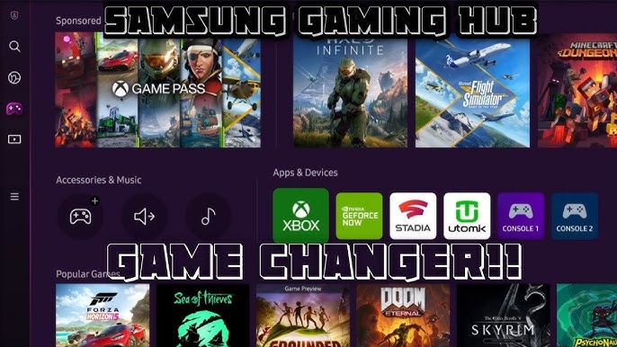 Xbox Game Pass streaming on Samsung TVs